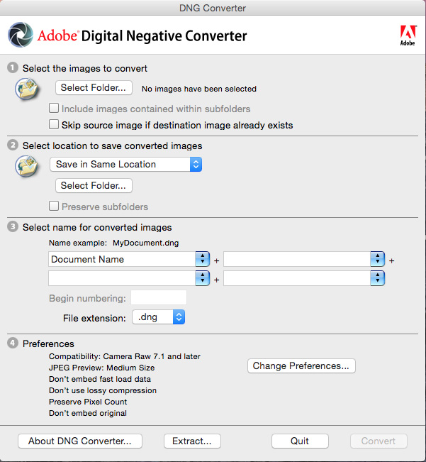 Adboe Dng Converter Mac Download